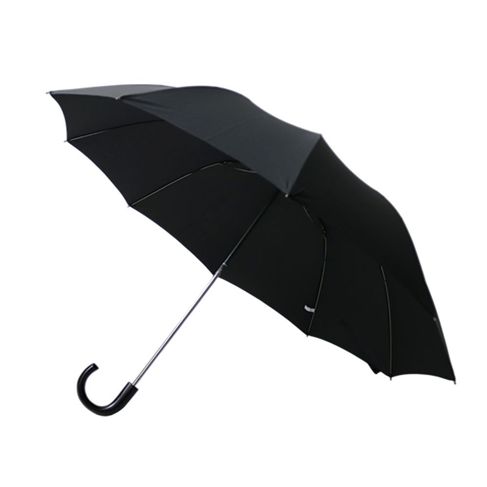 フォックスアンブレラズ FOX UMBRELLAS 折り畳み傘 Maple Crook Handle Folding Umbrella Black 晴雨兼用傘 10本骨 メイプルハンドル ブラック 高級 おしゃれ 人気 ブランド 誕生日 プレゼント 送料無料