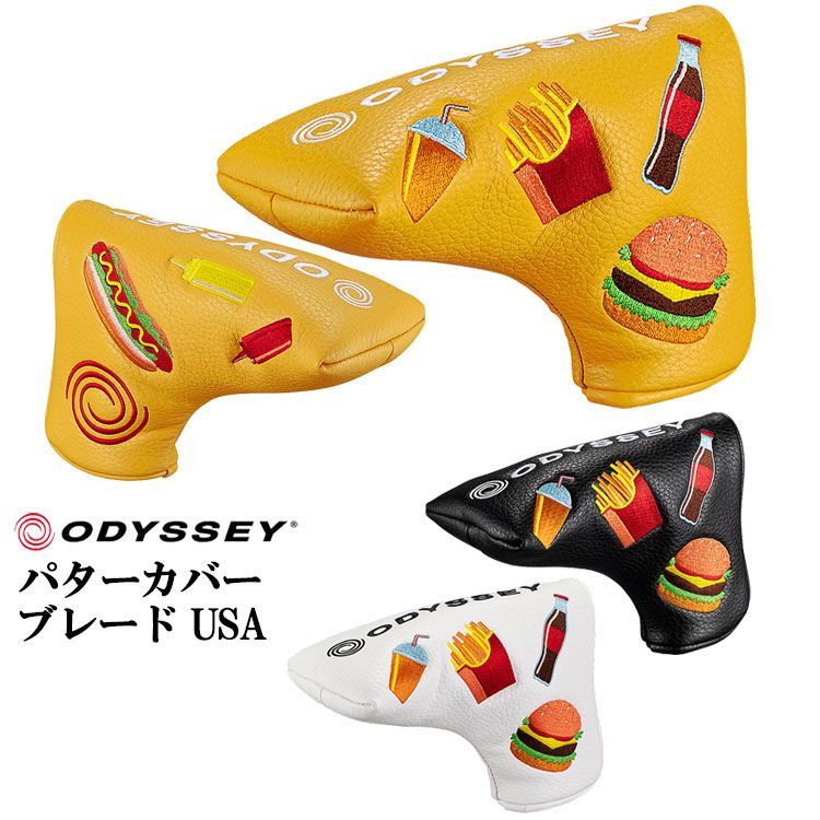 新品【日本正規品】2026年 ODYSSEY オデッセイ ゴルフ Fシリーズ パターカバー ブレード USA 26 JM 開閉部分マグネット式