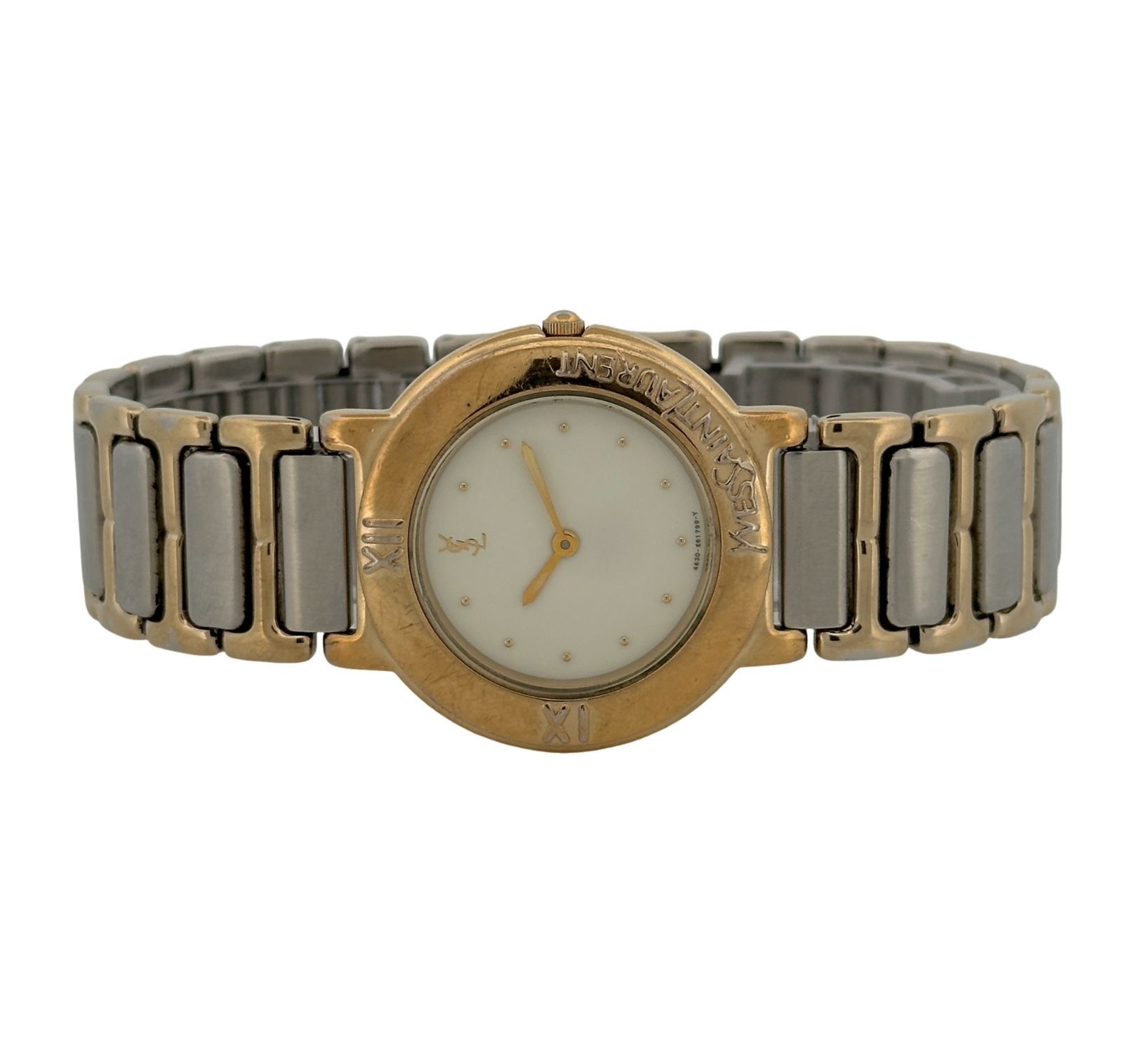 YVES SAINT LAURENT イヴ・サンローラン ヴィンテージ クォーツ 腕時計 ウォッチ 4620-E60957Y