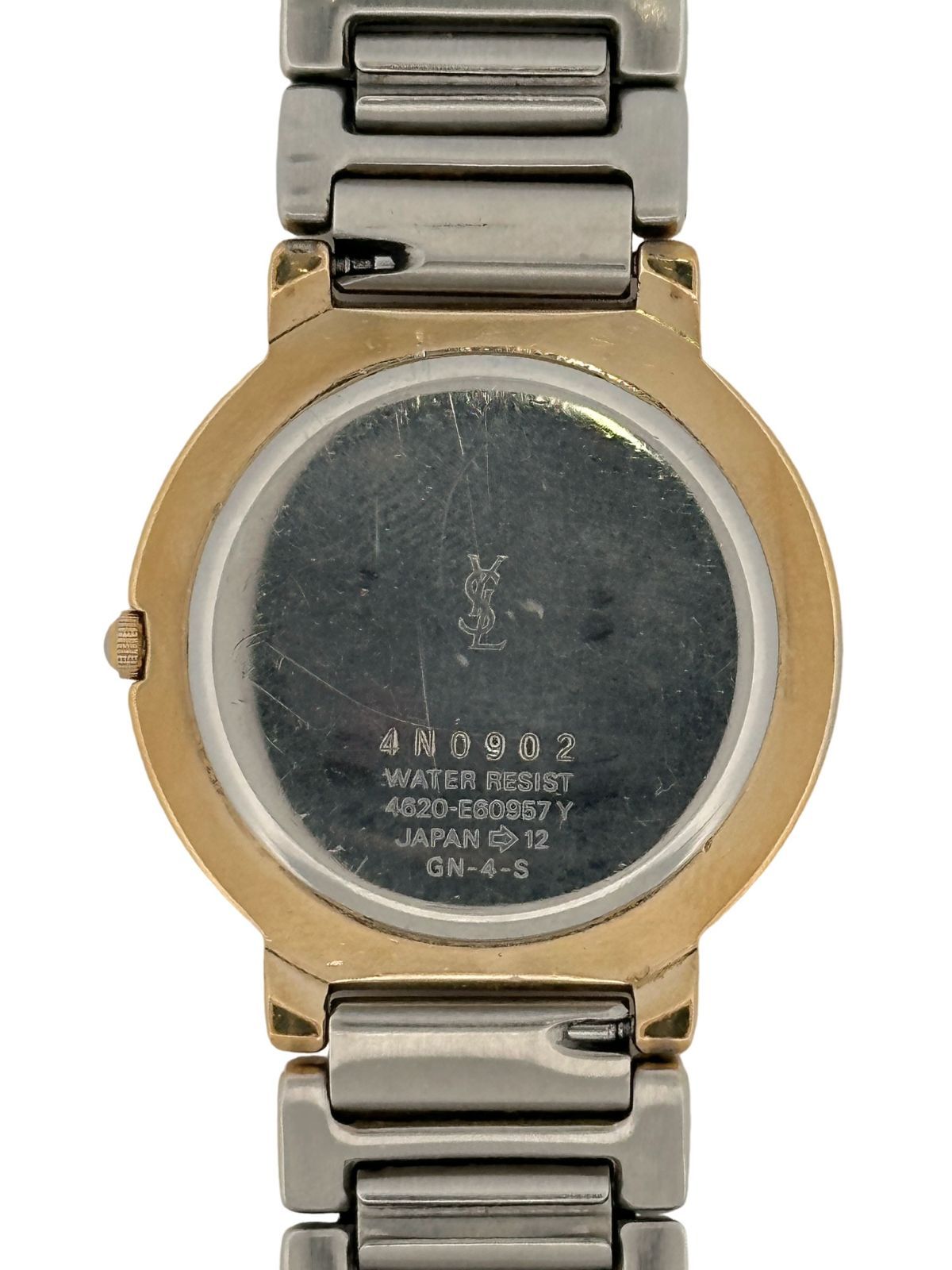 YVES SAINT LAURENT イヴ・サンローラン ヴィンテージ クォーツ 腕時計 ウォッチ 4620-E60957Y
