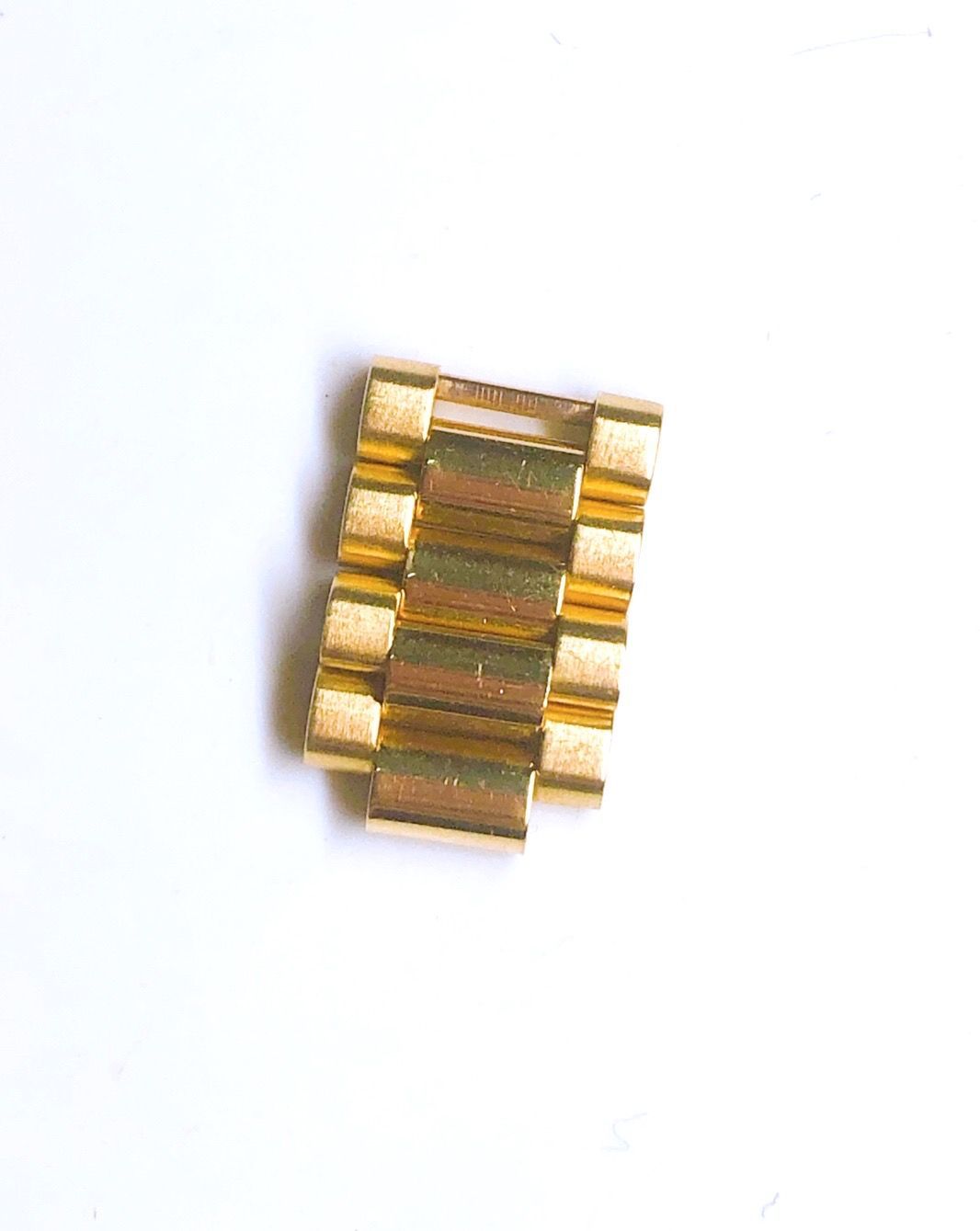 【5039】ロレックス デイトジャスト コマ 約3.2g YG イエローゴールド 69178 79178 レディース 750 K18 金無垢 ROLEX ブレス 駒 サイズ 腕時計 コマのみ 定番 人気 女性 時計
