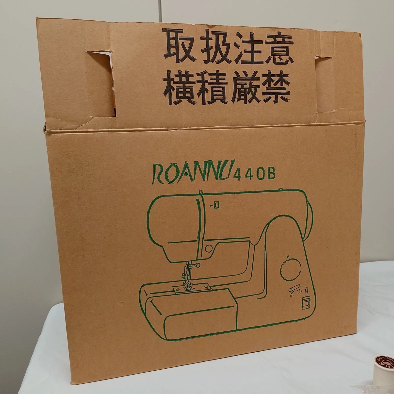 ROANNU ミシン　440B ジャノメ ミシン ROANNU 440B ロアンヌ 説明書・付属品完備 - メルカリ