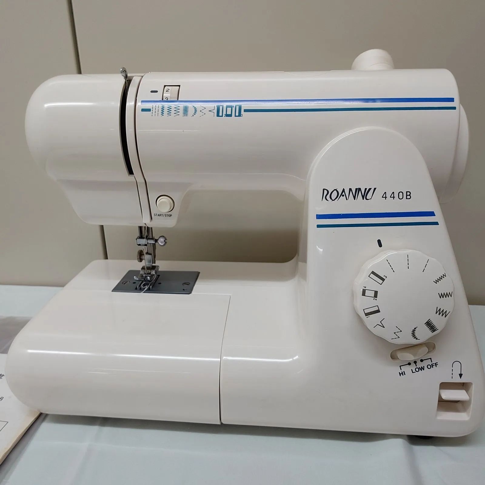 ROANNU ミシン　440B ジャノメ ミシン ROANNU 440B ロアンヌ 説明書・付属品完備 - メルカリ