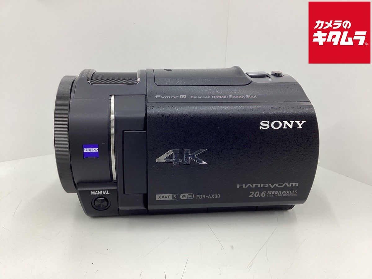 【中古】 【並品】 ソニー デジタル4Kビデオカメラレコーダー FDR-AX30 BC ブラック