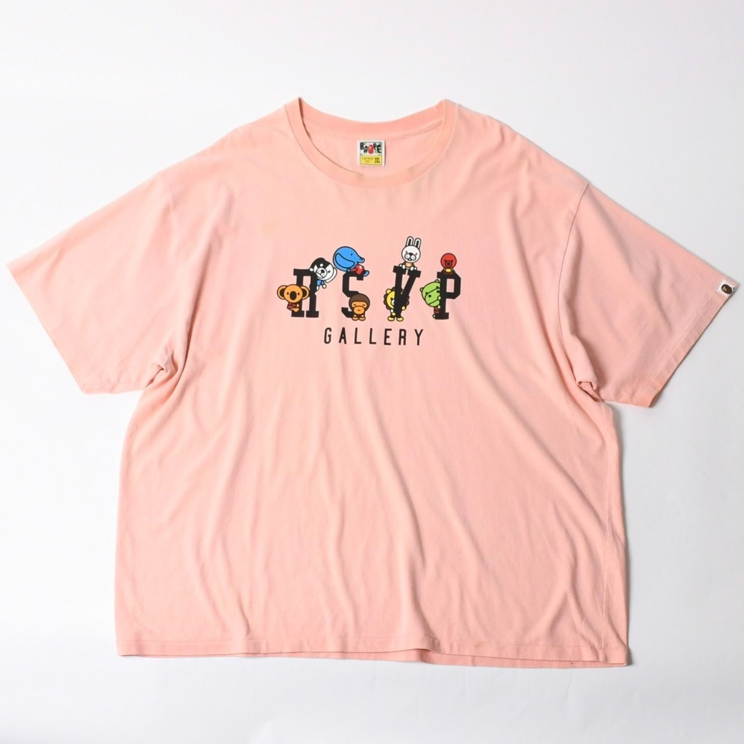 A BATHING APE アベイシングエイプ RSVP コラボ 半袖Tシャツ BABYMILO 