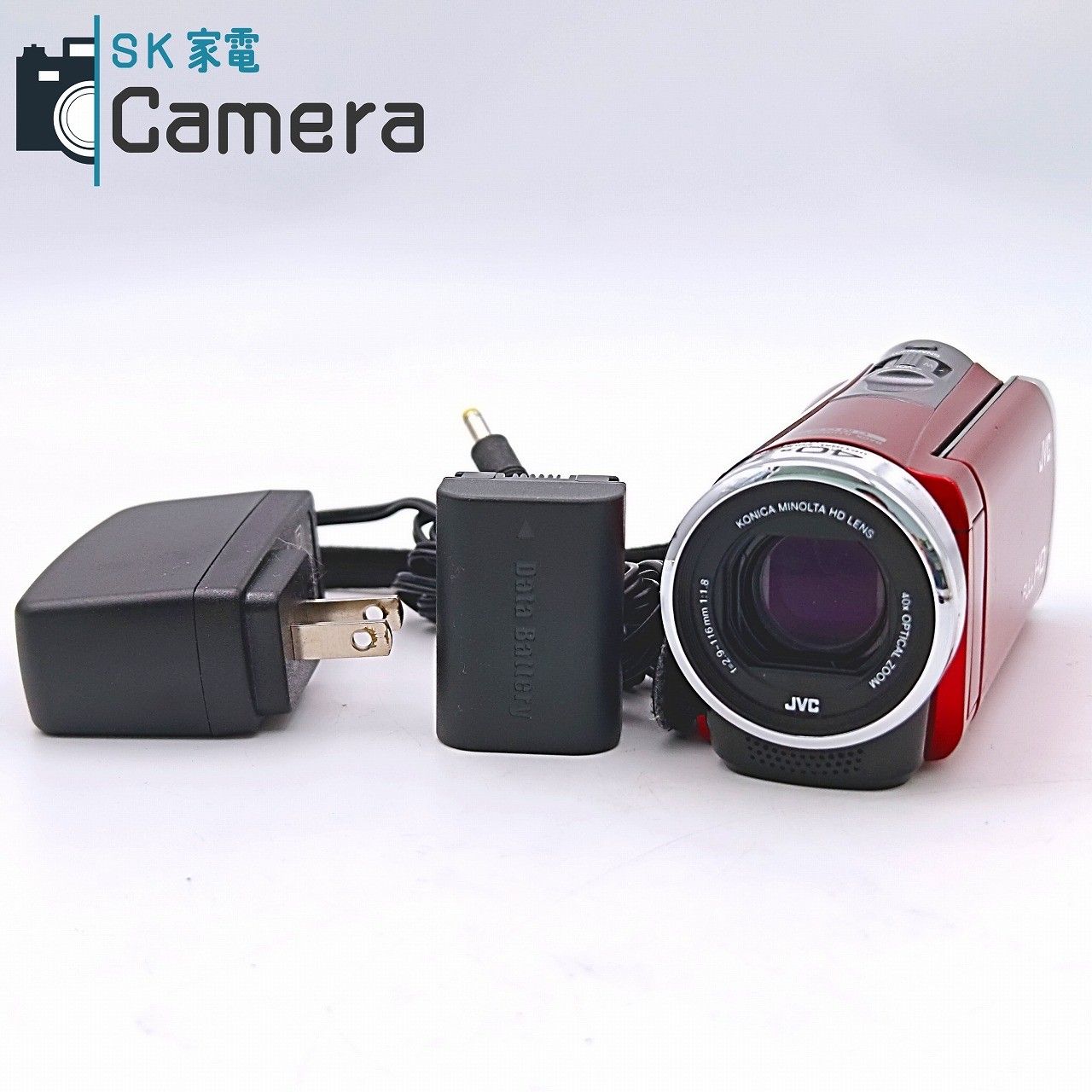 [중고] JVC 켄우드 에브리오 GZ-HM390-R 에브리오 디지털 비디오 카메라 (충전기 어댑터 포함)