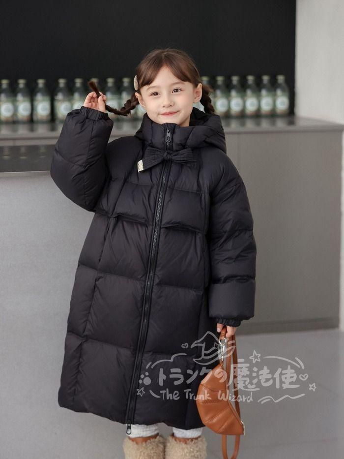 特価★ダウンロングコート 女の子 ガルーズ 子供コート キッズ アウター ジャケット 長袖 ロング丈 フード付き 防寒着 暖かい 防風 秋冬 可愛い 軽い 暖かい 秋冬 子ども お誕生日 防寒対策 CTZ121P279