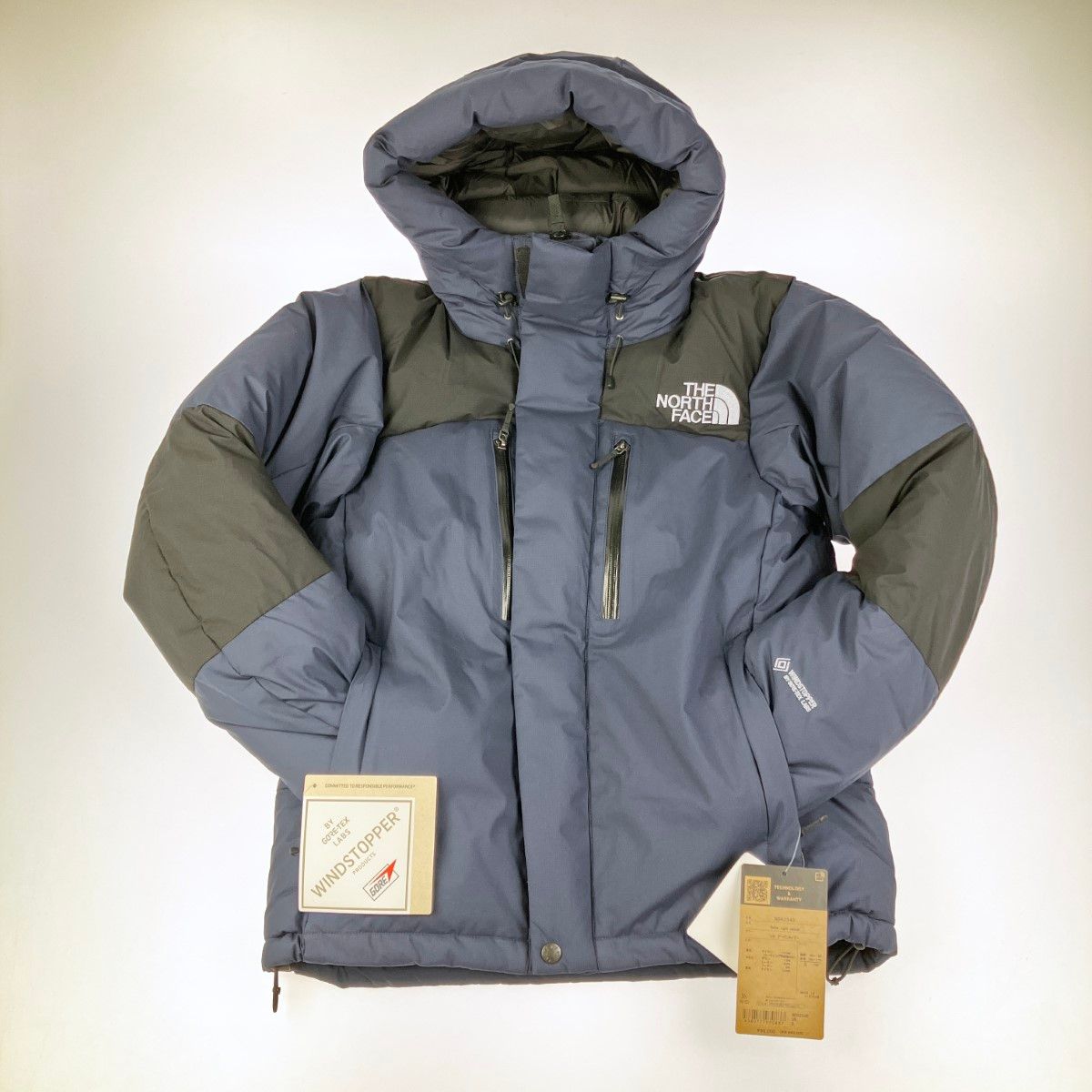 ザノースフェイス バルトロライトジャケット ダウン GORE-TEX S ND92340 ネイビー