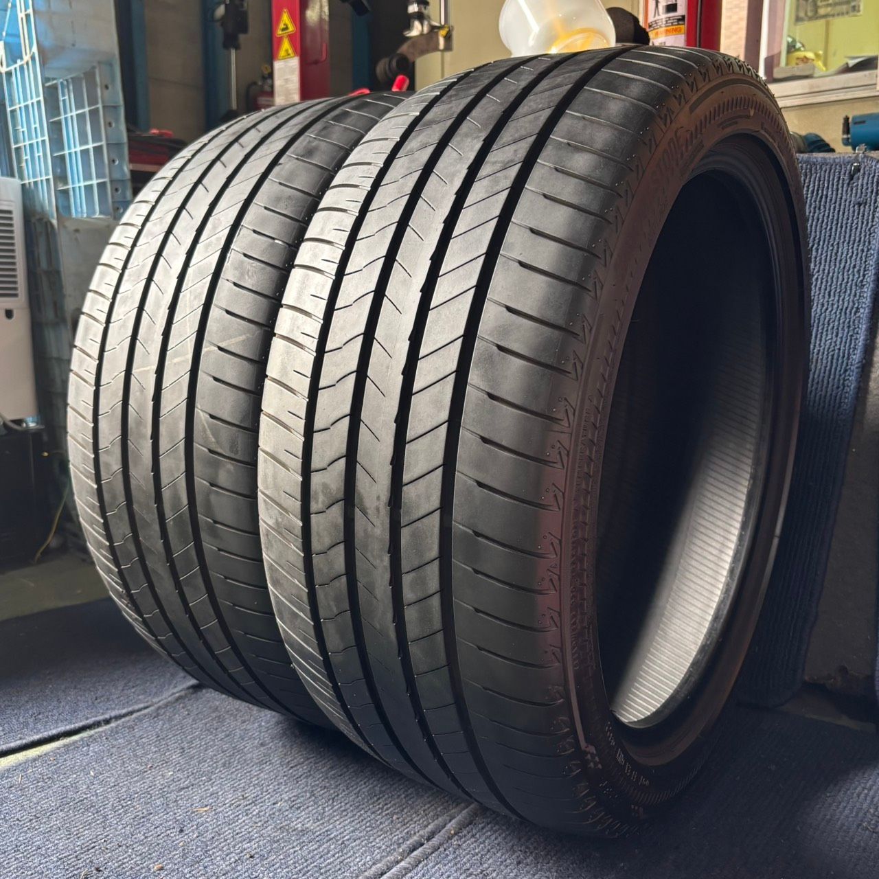 ☆送料無料☆【2022年製造】【溝6.5~7分山】BRIDGESTONE TURANZA T005 2本 275/40R20 ランフラット ASP3833