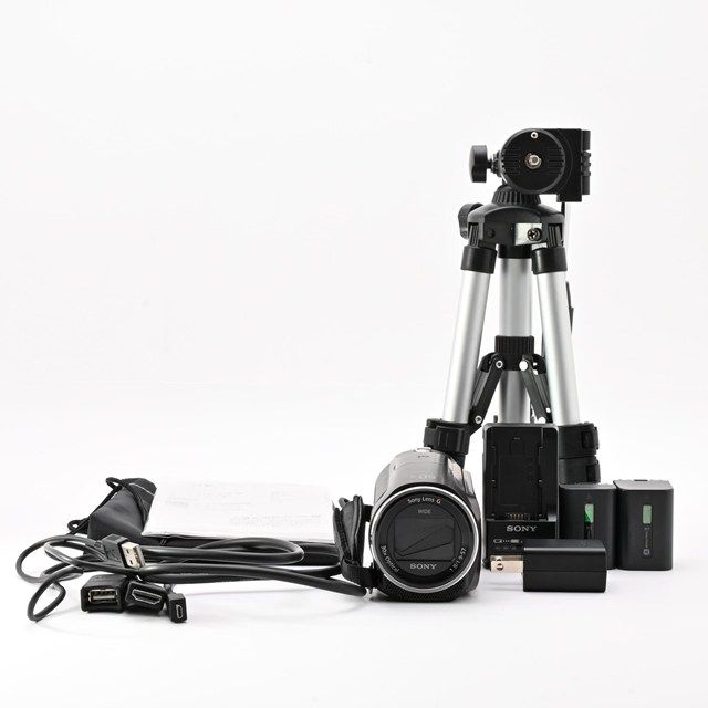 ＜美品＞ SONY Handycam HDR-CX670 ボルドーブラウン｜HDビデオカメラ｜極上美品｜バッテリー2個・ミニ三脚付き 19,511円