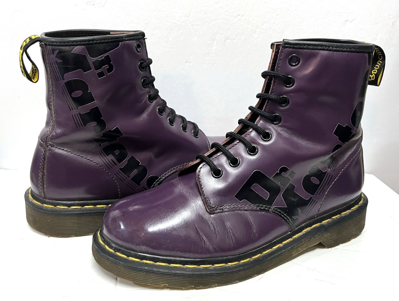 UK7/26cm◆Dr.Martens｜ドクターマーチン レタリング 8ホールブーツ 靴