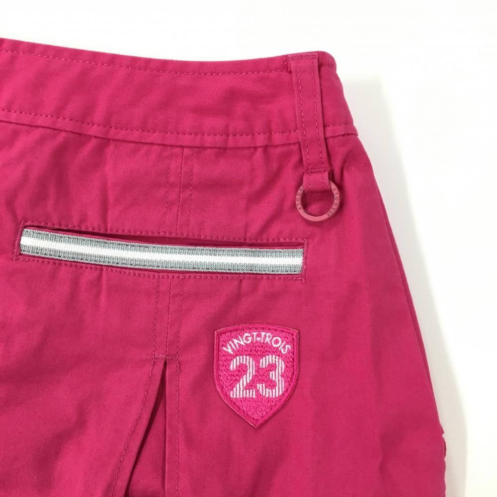 23区ゴルフ スカート ピンク インナーパンツ付 ボックスプリーツ