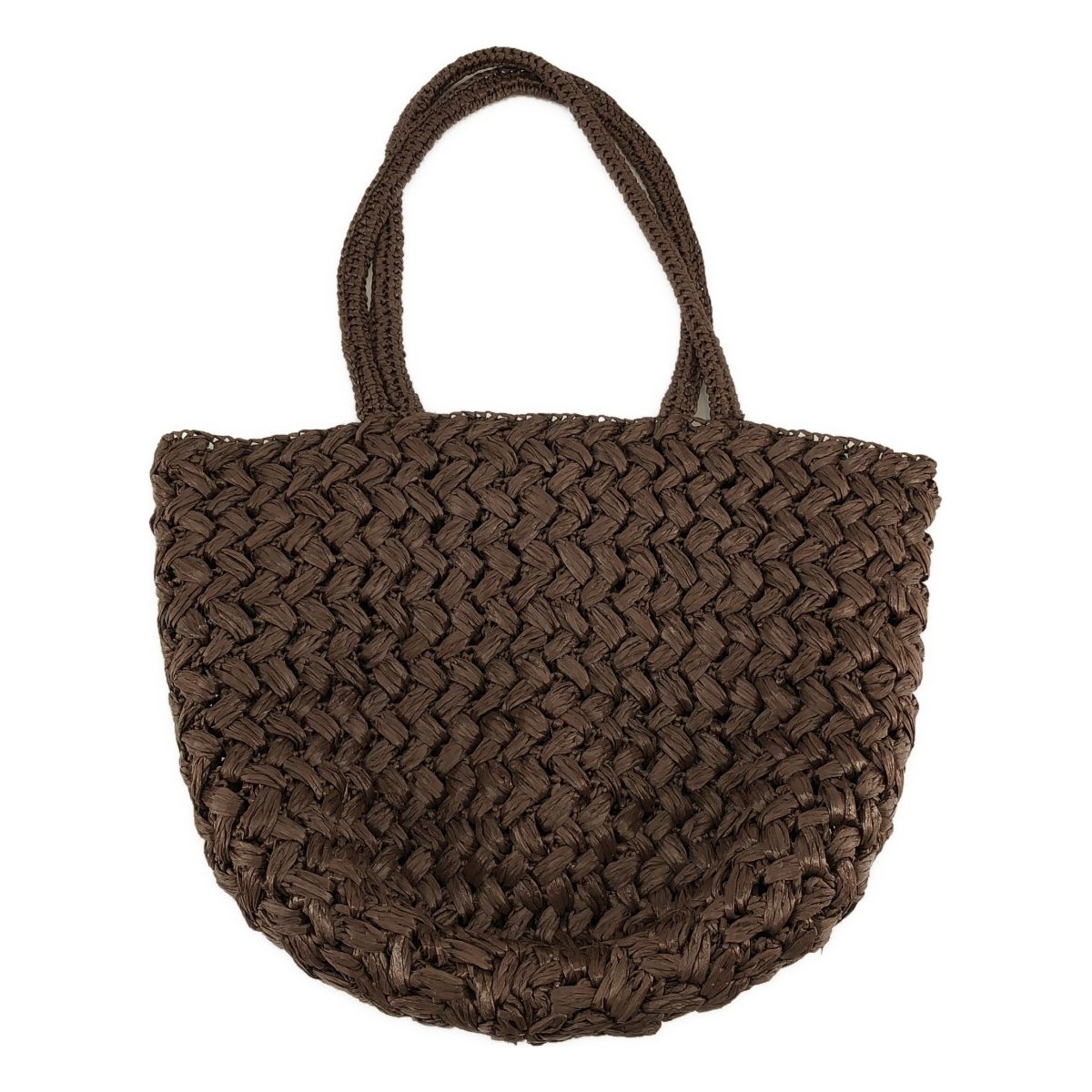 【美品】 THE ROW / ザロウ | W1655 W756 / ESTELLE ラフィア バッグ | ESPRESSO ANS | レディース