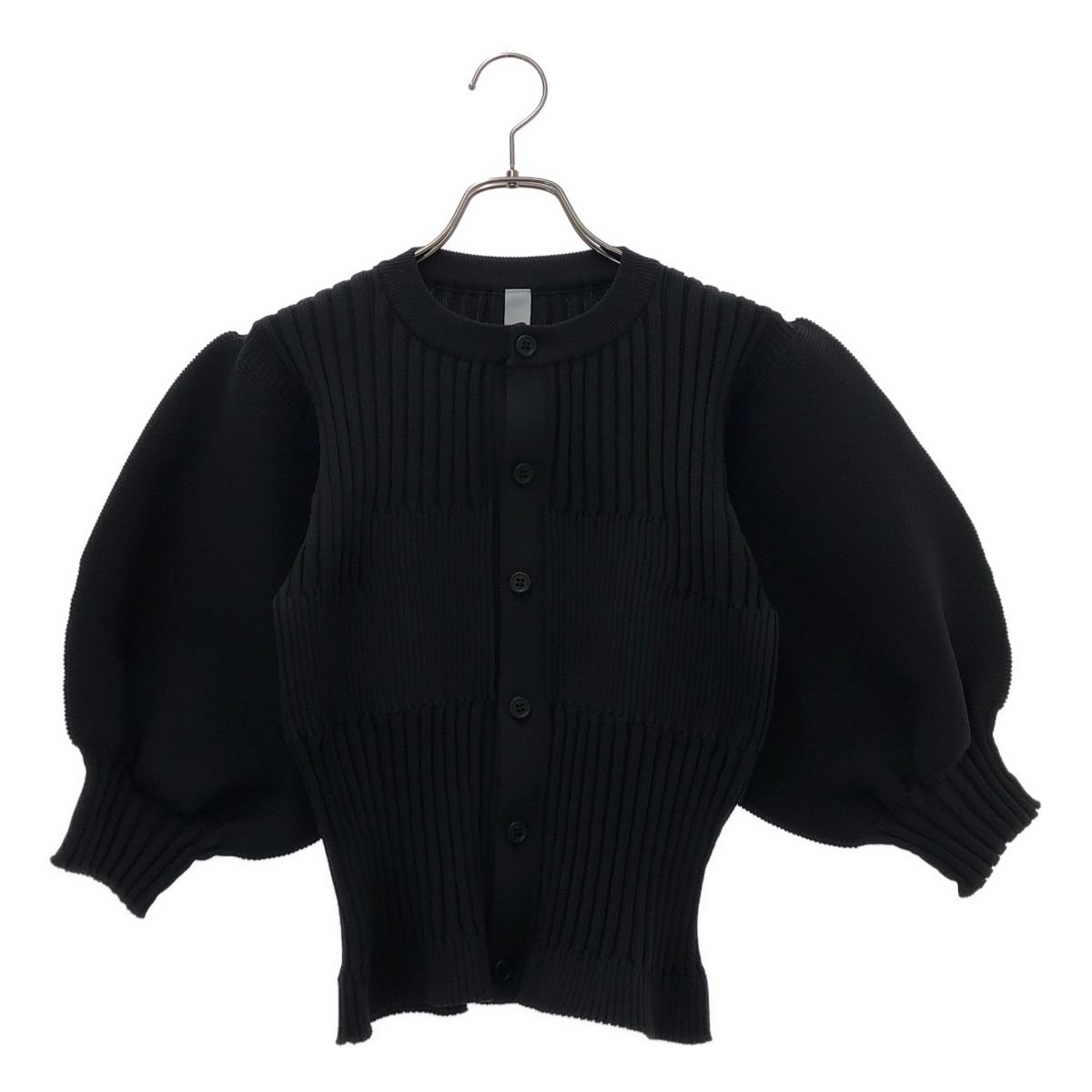 【美品】 CFCL / シーエフシーエル | 2025AW | FLUTED SHORT PUFF SLEEVE CARDIGAN / フルーテッド ショート パフスリーブカーディガン | F | ブラック | レディース 23,383円