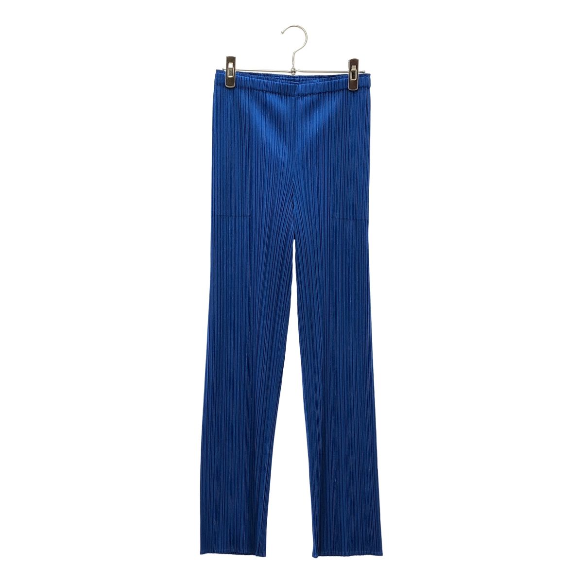 【美品】 PLEATS PLEASE ISSEY MIYAKE / プリーツプリーズイッセイミヤケ | パンツ PP43JF144 | 4 | ブルー | レディース