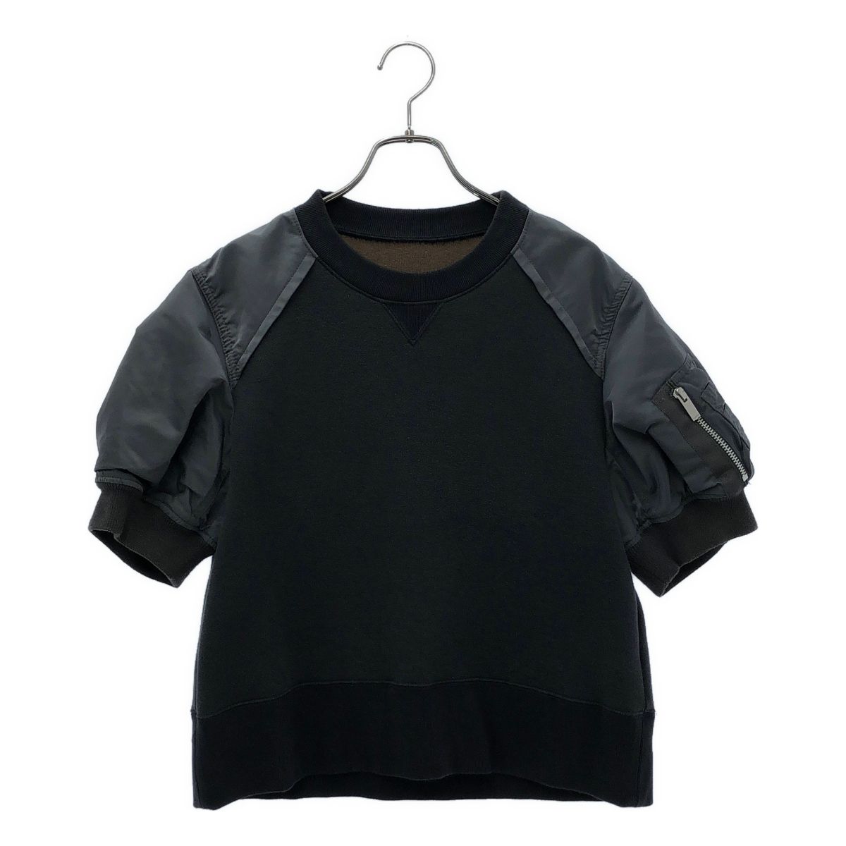 sacai / サカイ | 2022SS | Sponge Sweat Pullover / MA-1ドッキング 