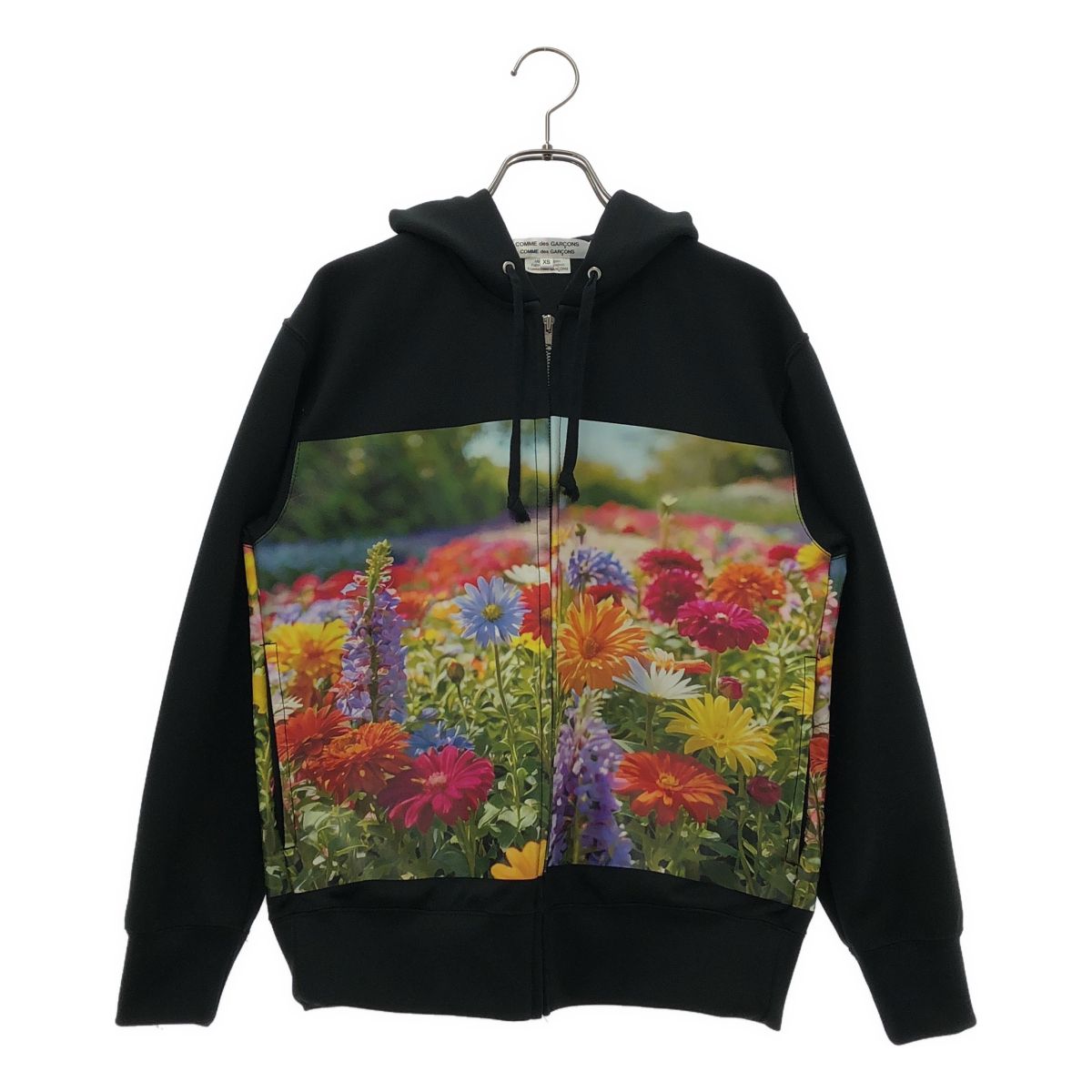 COMME des GARCONS COMME des GARCONS / コムコム | 2025AW | 転写プリント パーカ RP-T022 | XS | ブラック | レディース 13,200円