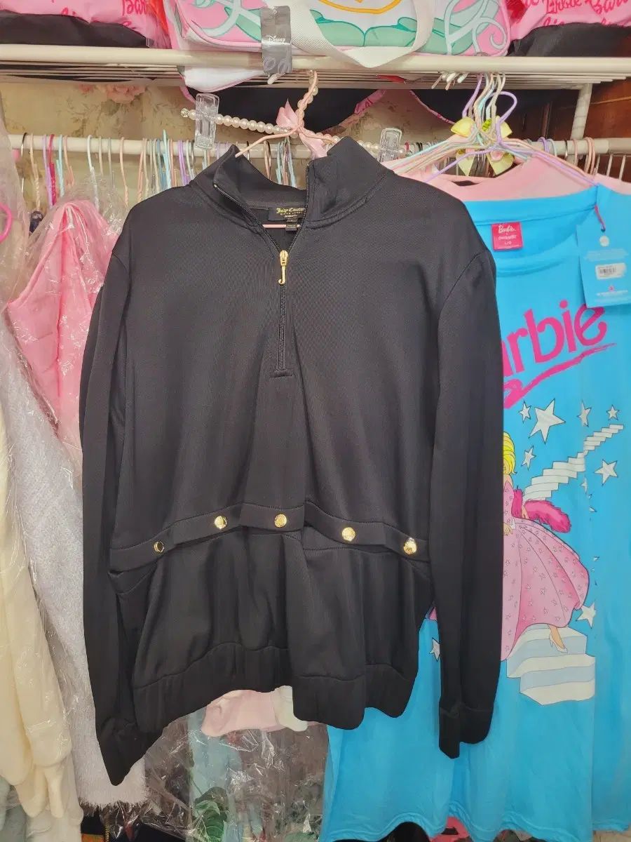 JUICY COUTURE ジューシークチュール ゴールド ブラック 長袖 プルオーバー S