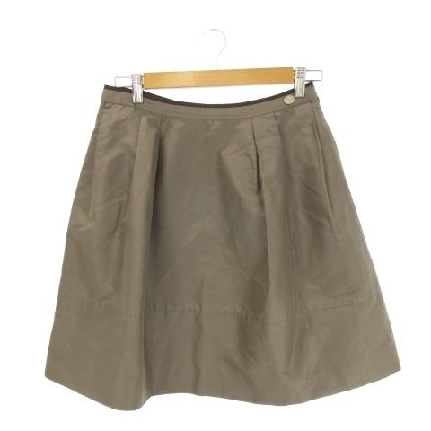 フォクシー FOXEY Bell Flower スカート 38 グレー カーキ プリーツスカート /CK47 ■GY62 6,586円