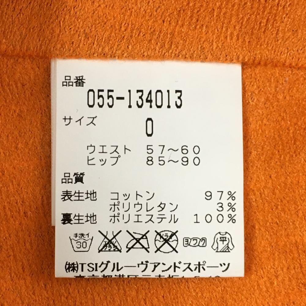 PEARLY GATES ベージュ スカーサイズ0 パーリーゲイツ スカート ベージュ 複数ワッペン ニコちゃん スマイル