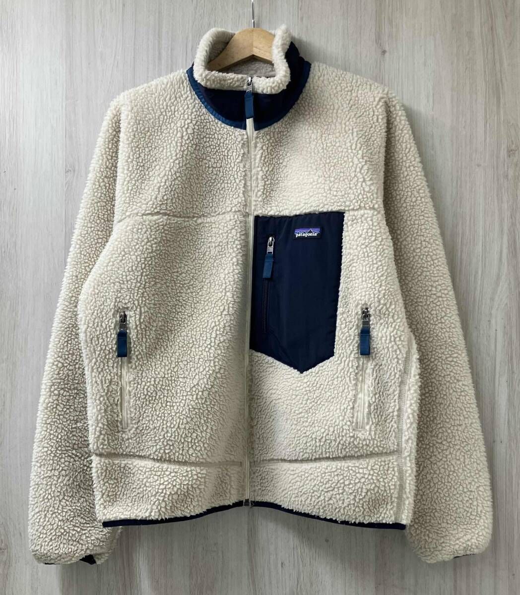 patagonia パタゴニア 23056 CLASSIC RETRO X JACKET メンズ クラシック レトロ X フリース ジャケット サイズM ベージュ 2019年製
