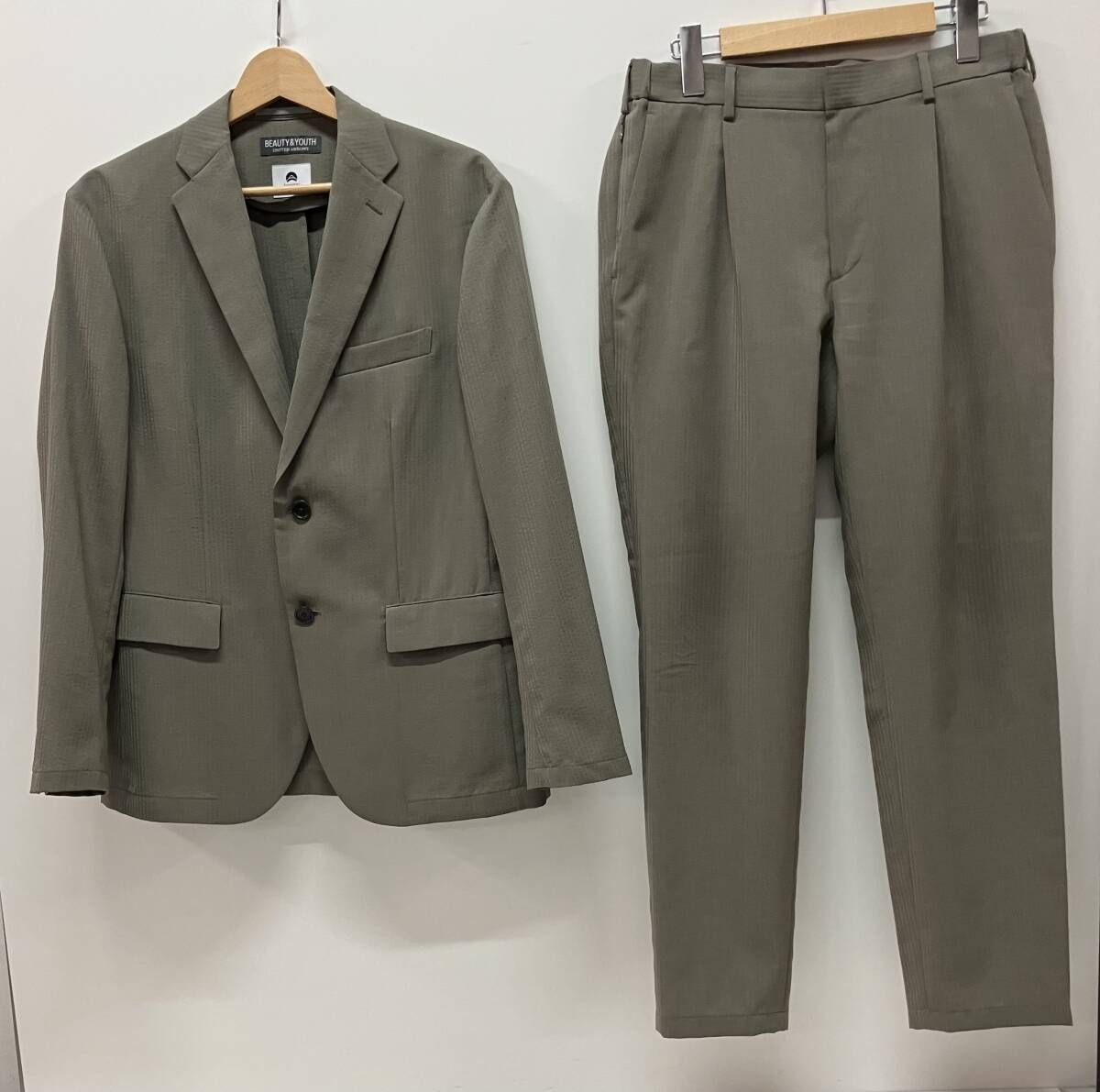 美品✨ビューティーアンドユース 小松マテーレ テーラードジャケット XL BEAUTY & YOUTH UNITED ビューティ アンド ユース ユナイテッド