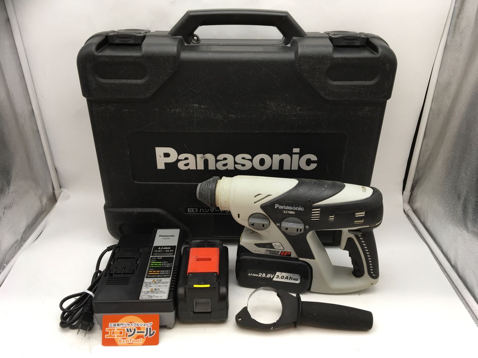 【中古品】Panasonicパナソニック EZ7880LP2S-B ☆ 28.8V充電ハンマードリル [IT_WSRMO][豊田][M04]