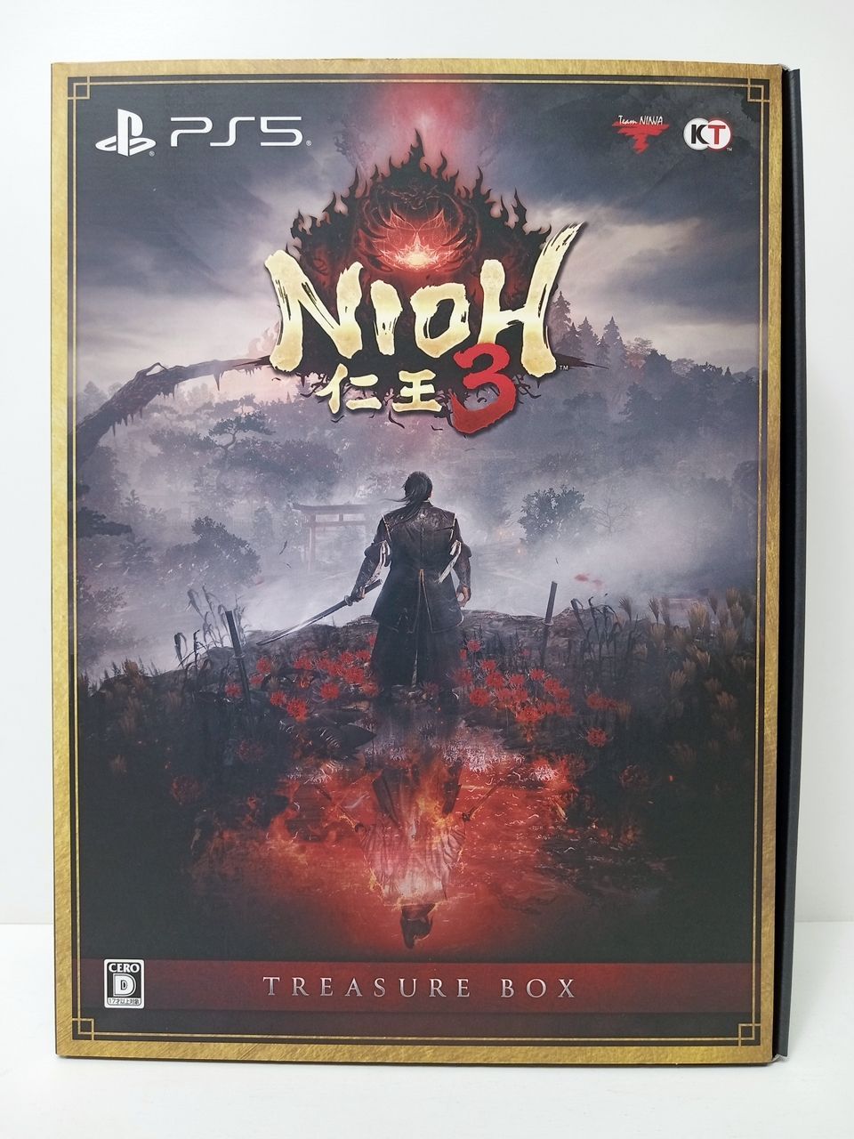 PS5 プレイステーション5 ソフト 仁王3 NIOH3 トレジャーBOX 完品 プレステ5 動作確認済み 初期化･クリーニング済み 中古 [MK-8740]