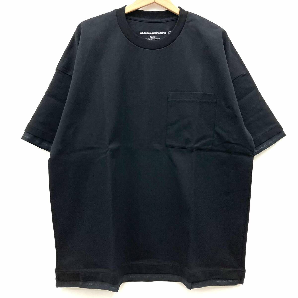 WHITE MOUNTAINEERING ホワイトマウンテニアリング BK2171506 半袖Tシャツ ブラック サイズ3