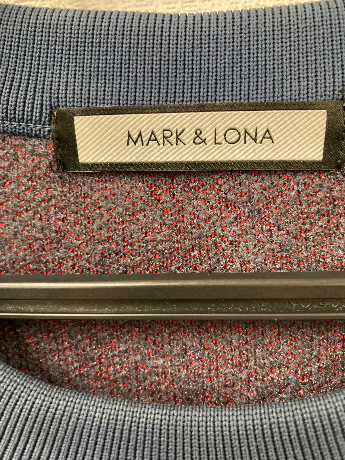G3352 MARK&LONA マークアンドロナ セーター サイズ48 ブルーグレー
