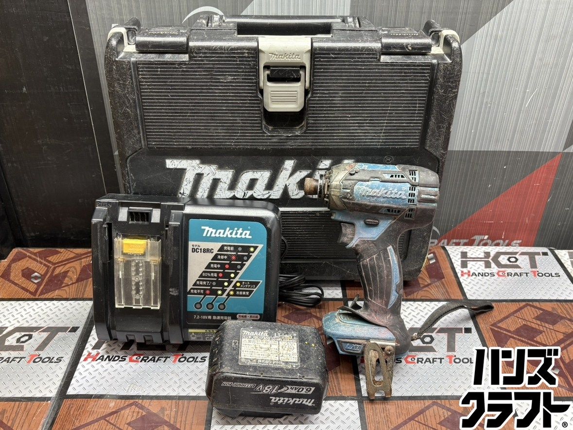 〇【送料無料】【中古】マキタ Makita TD149D 充電式インパクトドライバ 18V バッテリ×1・充電器付き【ハンズクラフト佐賀】