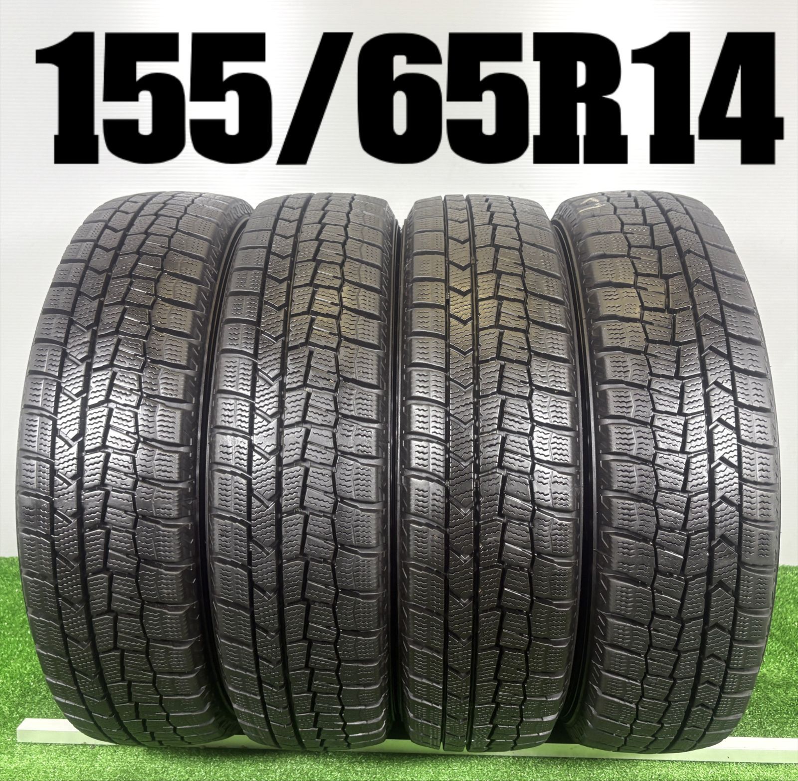 送料無料★155/65R14 ダンロップ WM02 2020年製 4本 冬 タイヤ スタッドレス 中古 TB1425 6,864円