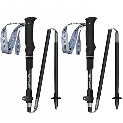 トレッキングポール 折りたたみ式 2本セット 超軽量 230g カーボン 登山 ストック アルミ製 キャリングバック付き 折り畳み時33cm★m 10,725円
