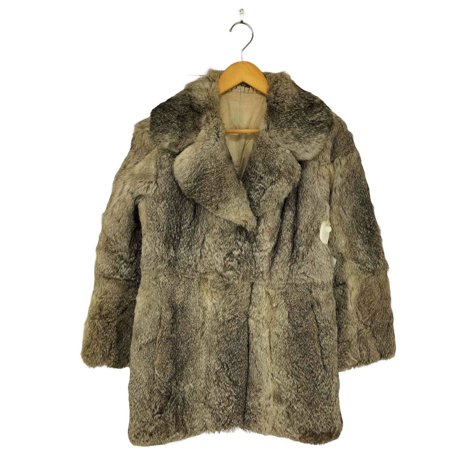 ユーズドフルギ USED古着 real fur jacket リアルファージャケット レディース JPN：11号