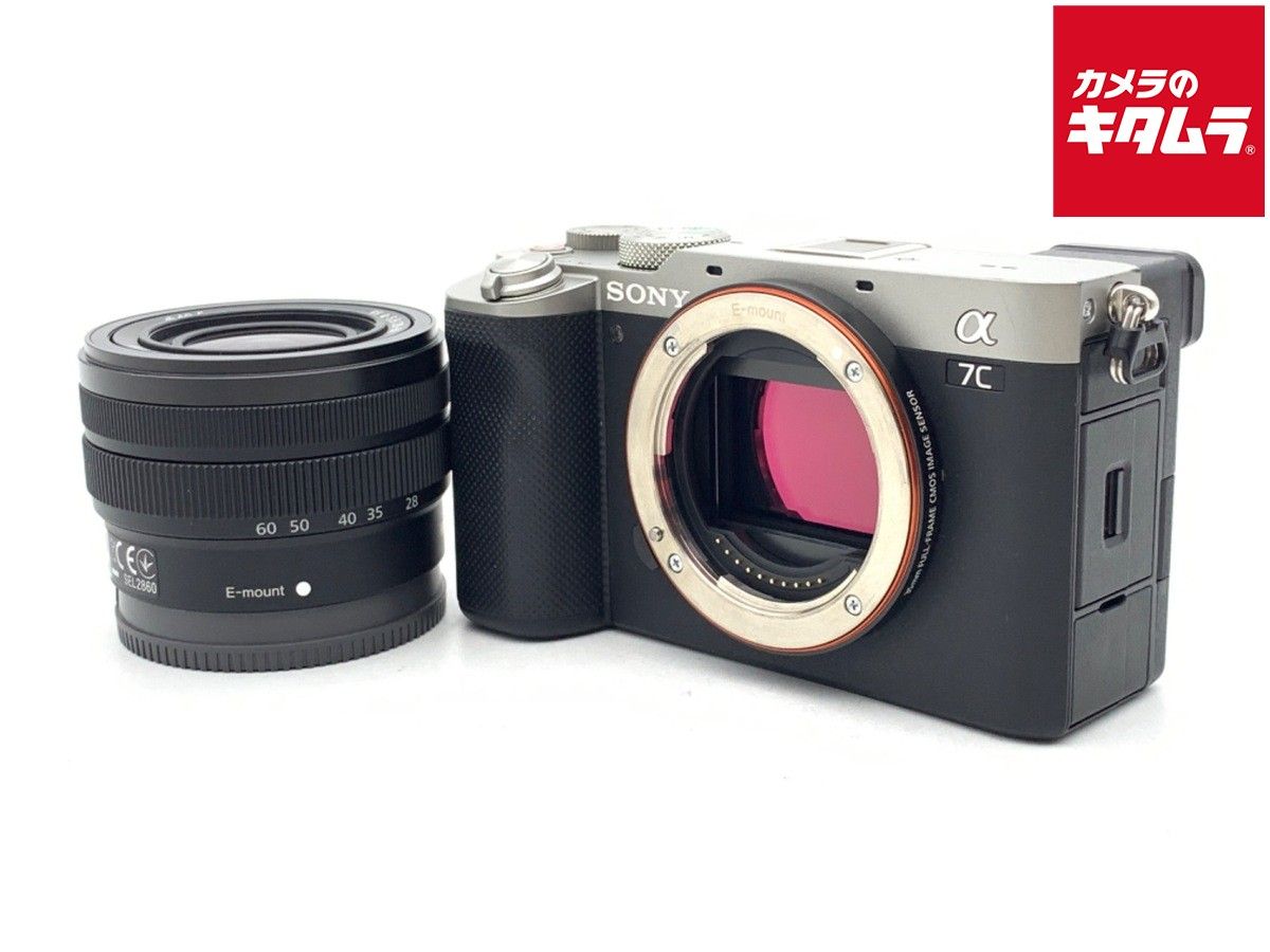 【中古】 【良品】 ソニー α7C ズームレンズキット シルバー [ILCE-7CL S]