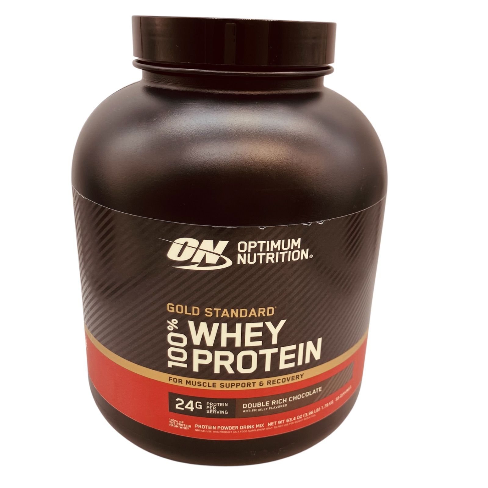 ◆ Optimum Nutrition ゴールドスタンダード 100%ホエイ 1.79kg ダブルリッチチョコレート 賞味期限2028年2月 未開封 MB ai KBD