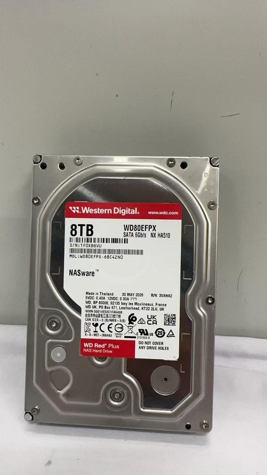 Western Digital WD Red Plus 8TB WD80EFPX / ジャンク品 ++925831