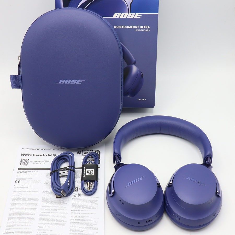 【美品】BOSE QuietComfort Ultra Headphones 第2世代 ミッドナイトバイオレット ワイヤレスヘッドホン ノイズキャンセリング ボーズ 本体