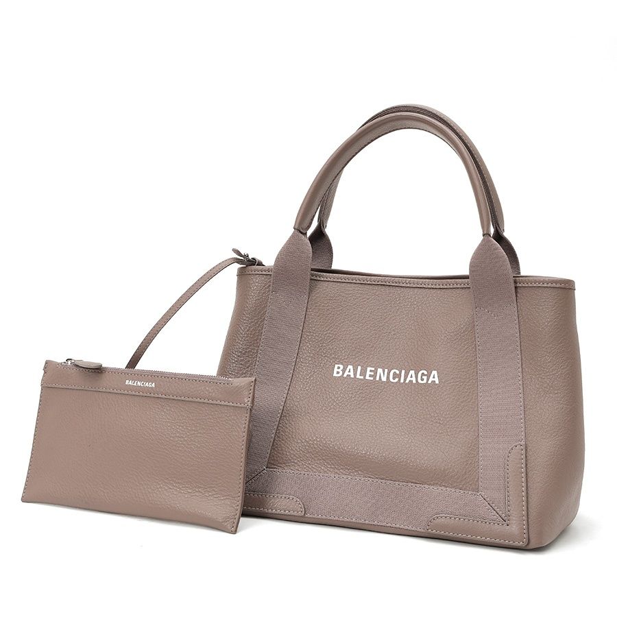 バレンシアガ / BALENCIAGA ネイビーカバス S / トートバッグ 339933