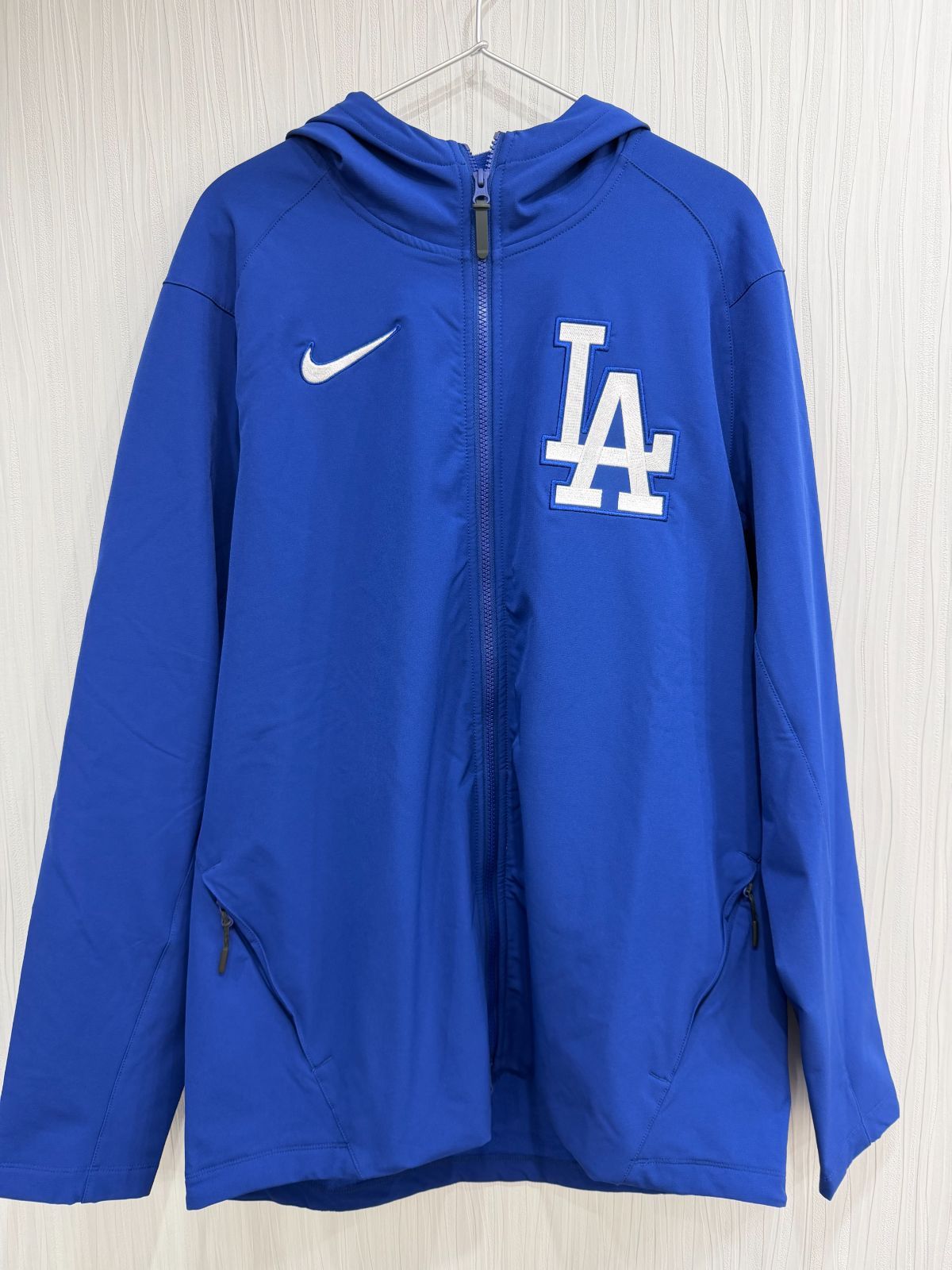 新品未使用 Los Angeles Dodgers Authentic Collection フーディー ジャケット Hooded Jacket L