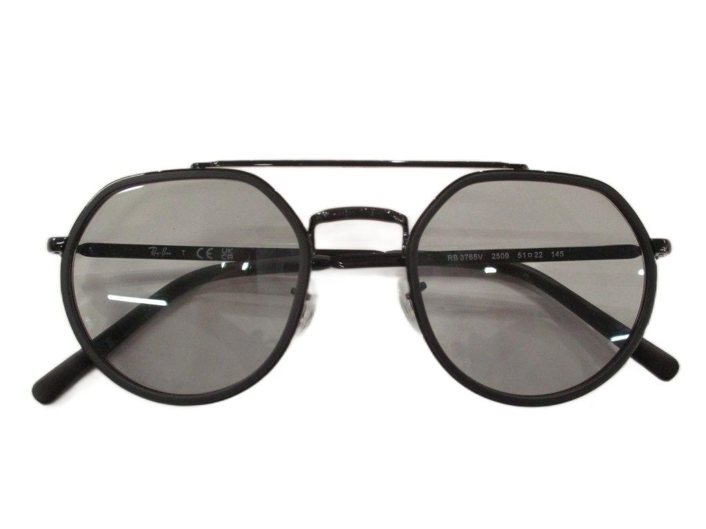 レイバン RAY BAN サングラス RB3765V 2509 ダブルブリッジ ブラック 黒 アイウェア メガネ 眼鏡 9,956円
