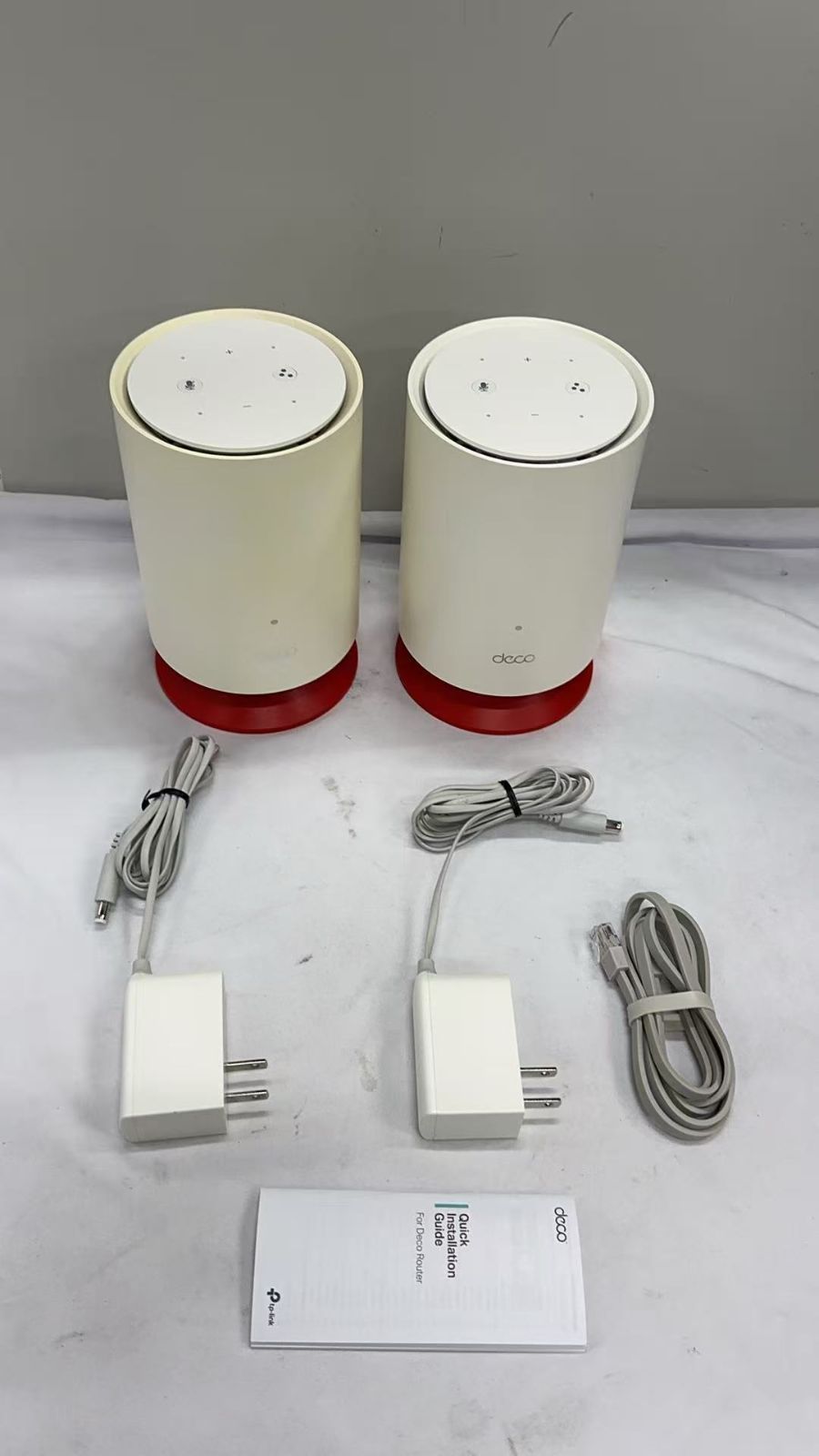 中古 TP-Link Deco Voice X20 2ユニット Wi-Fi 6 ++925844