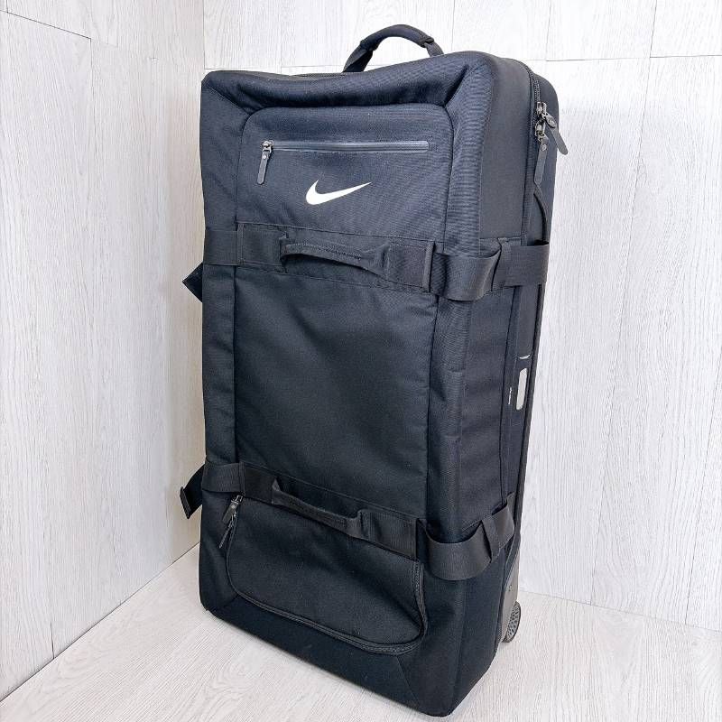 NIKE ナイキ キャリーバッグ スーツケース ボストンバッグ トラベルバッグ 大容量 2輪 ブラック 黒 旅行 出張 海外遠征 部活 合宿 スポーツバッグ キャリーケース メンズ レディース 男女兼用 即購入OK