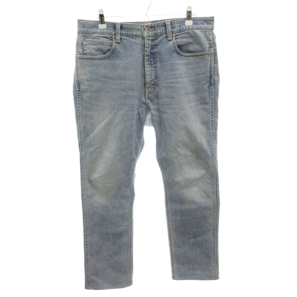 ロンハーマン Ron Herman 24SS ウォッシュド加工 テーパード ストレッチ デニムパンツ ジーンズ L インディゴブルー 無地 フルレングス 3920600010 /TL ■GY80