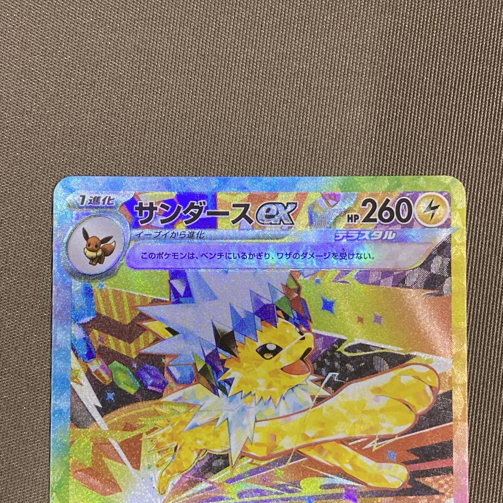 浜館56-43] ポケモンカード ポケカ サンダースex SV8a 209/187 SAR