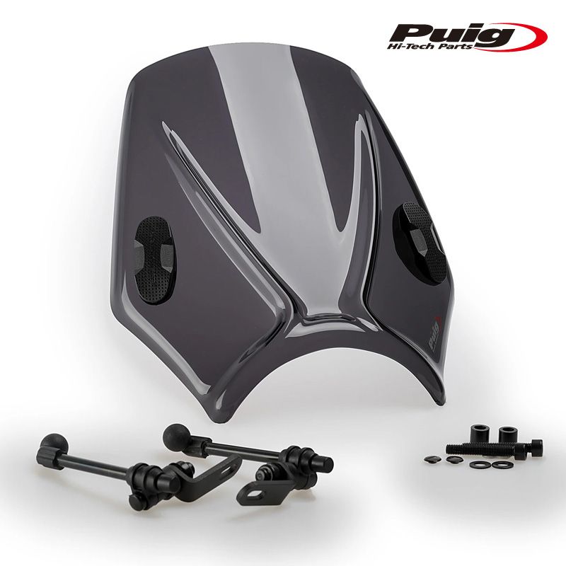 Puig 20724F WINDSHIELD MITO [DARK SMOKE] YAMAHA MT-07（14-24）プーチ ウインドスクリーン