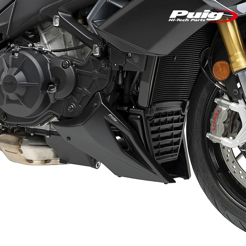 Puig 22899C ENGINE SPOILERS [CARBON LOOK] APRILIA TUONOV4 1100 （21-26）プーチ エンジンスポイラー