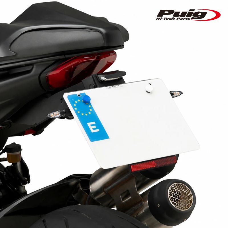 Puig 23086N LICENSE SUPPORT [BLACK] DUCATI MONSTER 890（26-27）プーチ ライセンスサポート フェンダーレスKIT