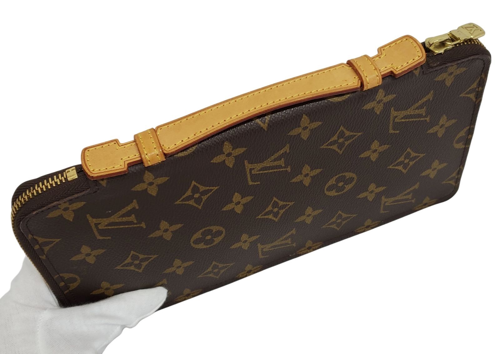 D3861◇極美品【ルイヴィトン】モノグラム オーガナイザー ドゥ