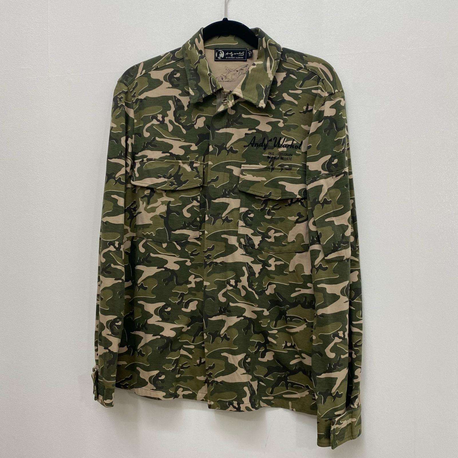 【加古川店】 中古 HYSTERIC GLAMOUR | ヒステリックグラマー その他トップス ANDY WARHOL 0442CJ01 カモ サイズ：M 【104】